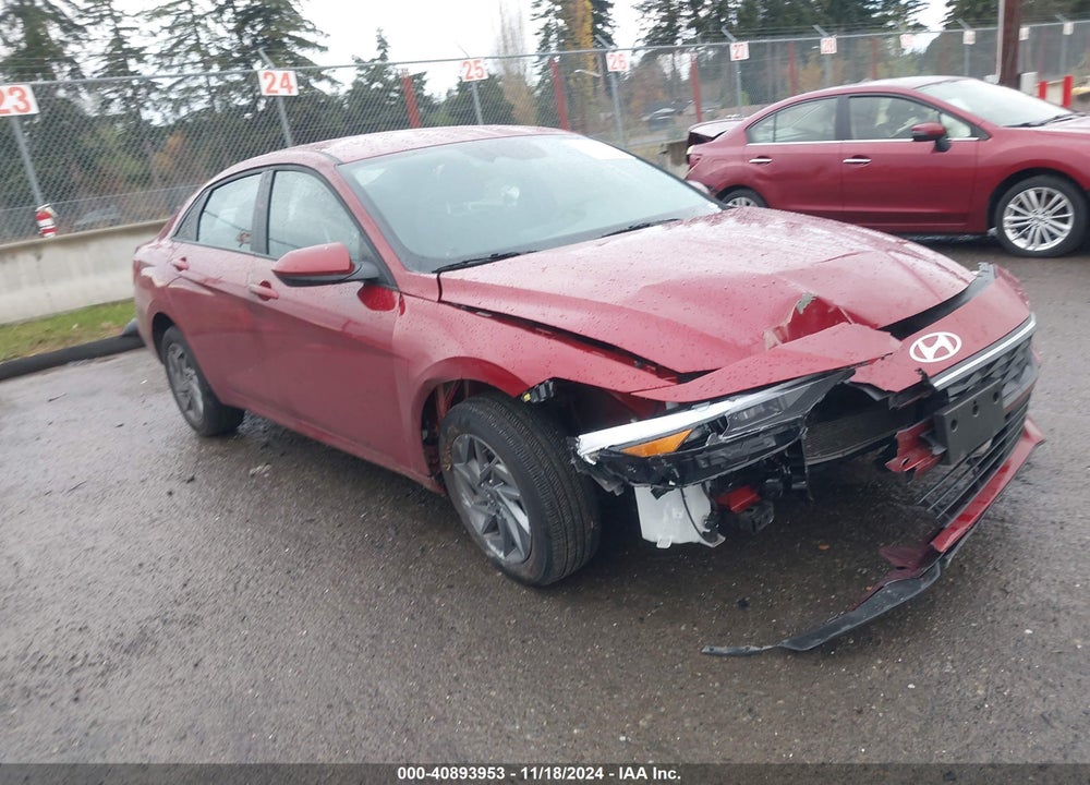 2024 HYUNDAI ELANTRA SEL VIN: KMHLM4DG2RU821487