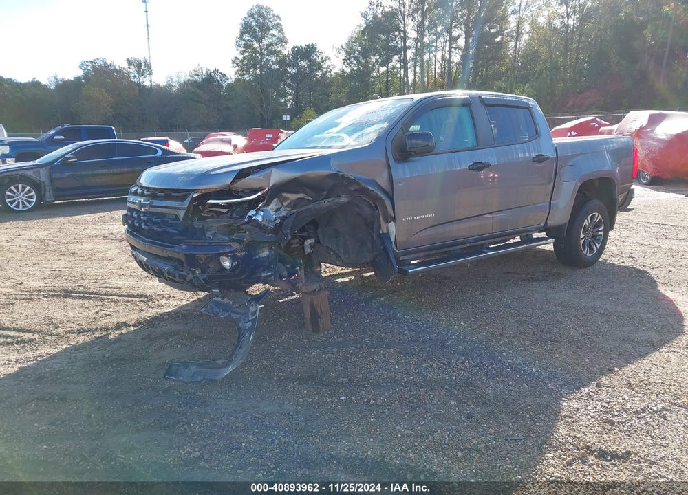 2021 CHEVROLET COLORADO 4WD SHORT BOX Z71 VIN: 1GCGTDEN9M1120252