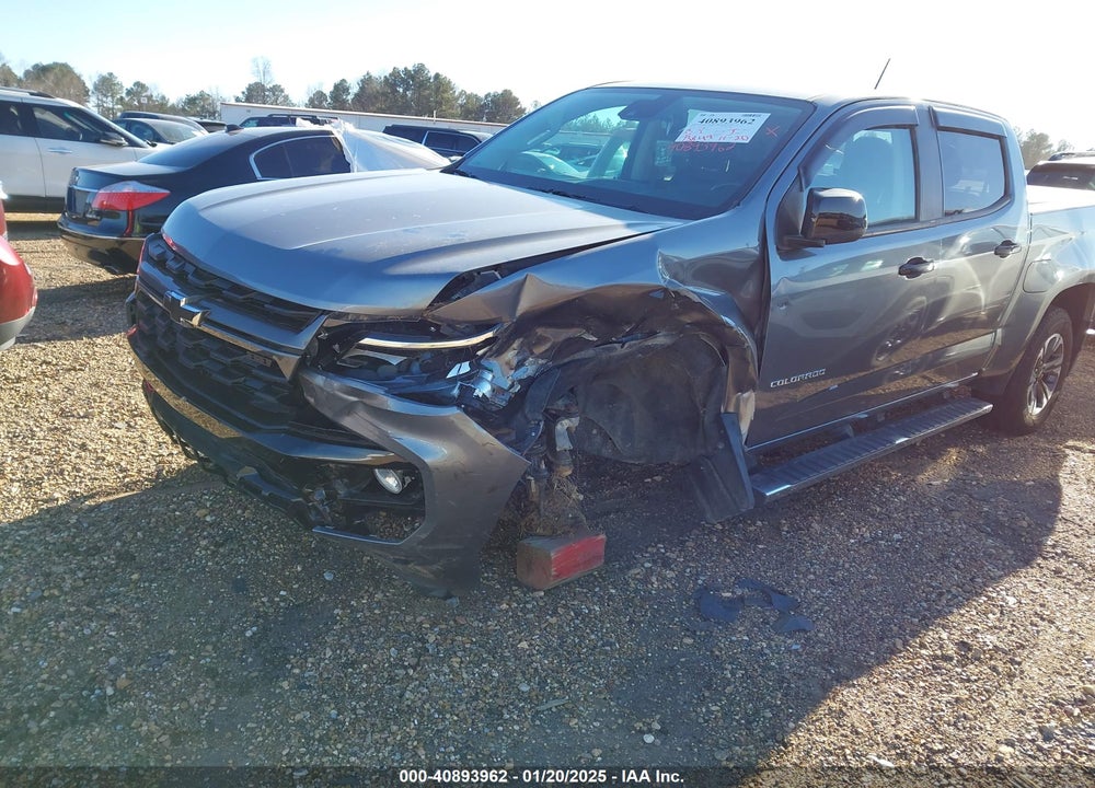2021 CHEVROLET COLORADO 4WD SHORT BOX Z71 VIN: 1GCGTDEN9M1120252