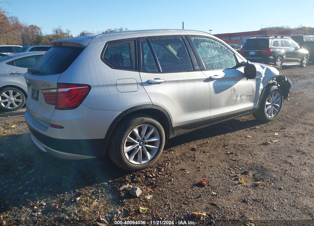 2013 BMW X3 XDRIVE28I VIN: 5UXWX9C58D0A14267
