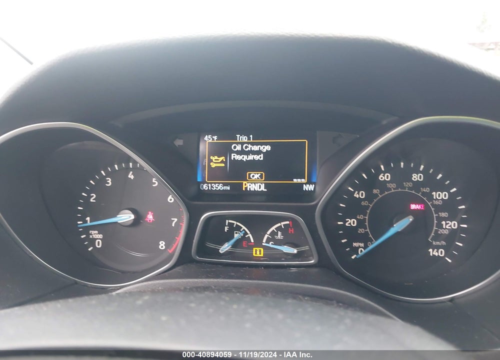 2018 FORD FOCUS SE VIN: 1FADP3K24JL260503