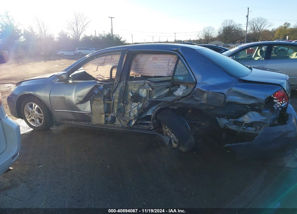2007 HONDA ACCORD 2.4 EX VIN: 1HGCM56787A054364