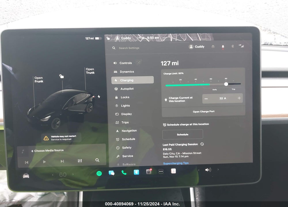 2020 TESLA MODEL 3 STANDARD RANGE PLUS REAR-WHEEL DRIVE/STANDARD RANGE REAR-WHEEL DRIVE VIN: 5YJ3E1EA3LF739083