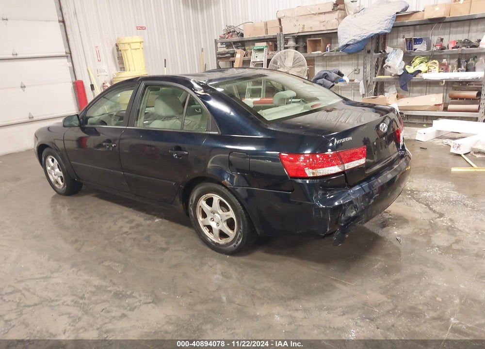 2006 HYUNDAI SONATA GLS V6/LX V6 VIN: 5NPEU46F06H040846
