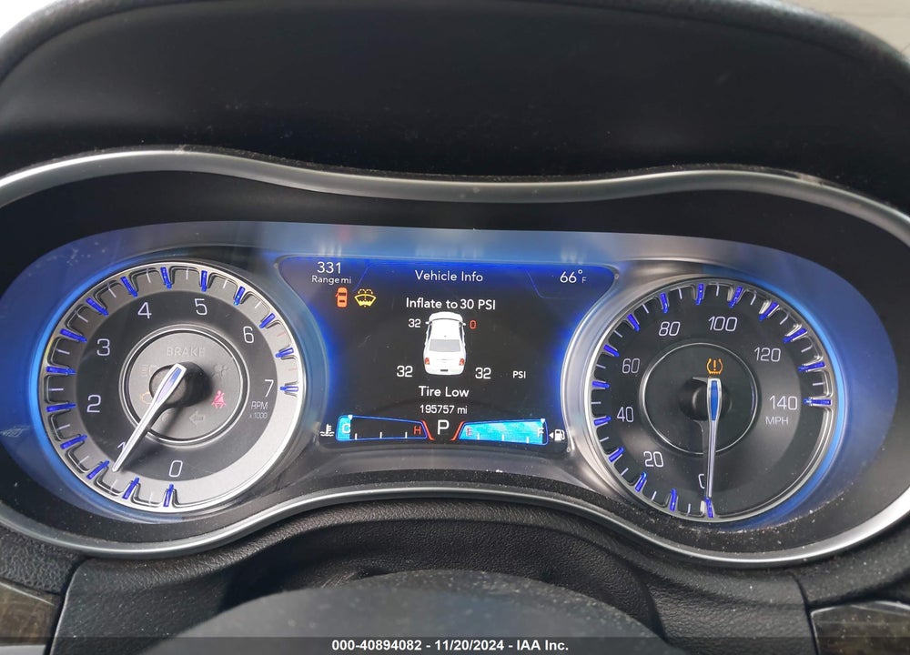 2016 CHRYSLER 300C VIN: 2C3CCAEG2GH128380