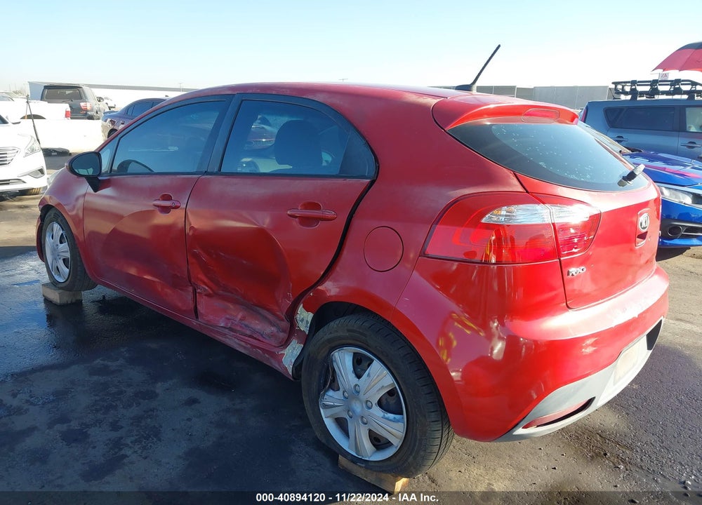 2014 KIA RIO LX VIN: KNADM5A32E6359797
