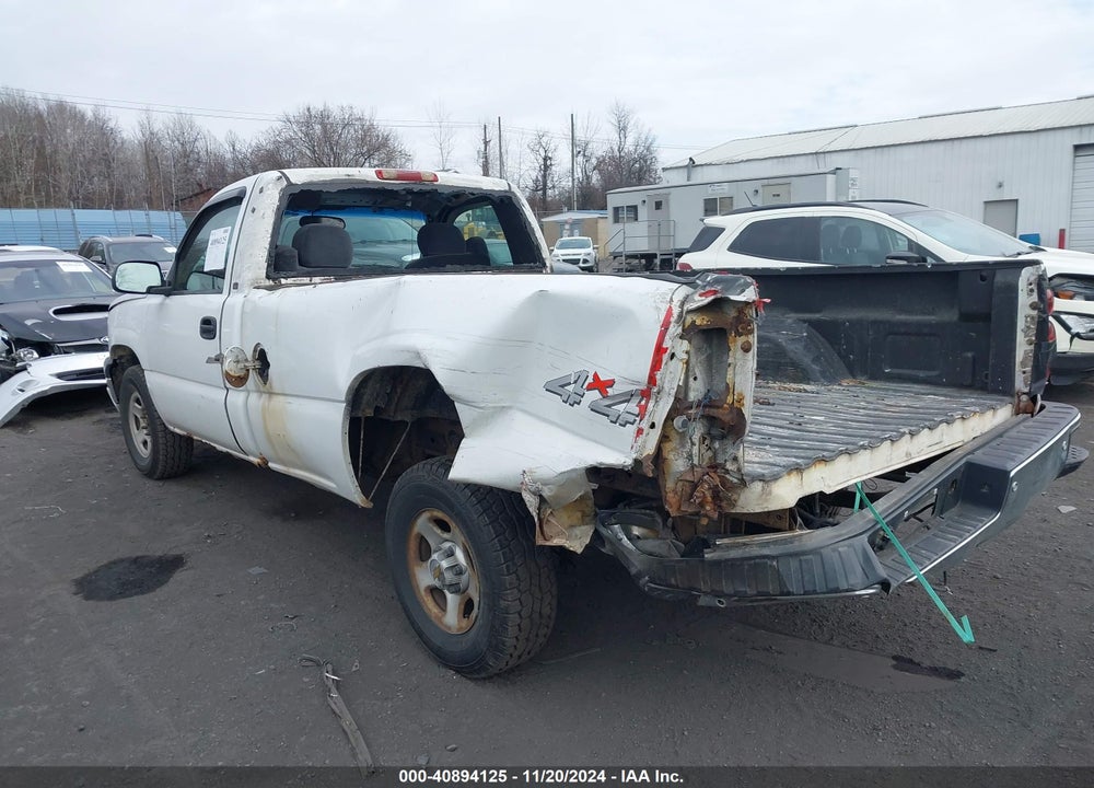2004 CHEVROLET SILVERADO 1500 WORK TRUCK VIN: 1GCEK14V54E116878