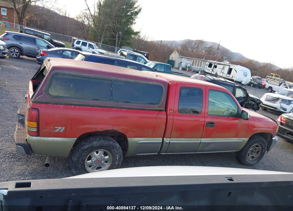 1999 GMC SIERRA 1500 SLE VIN: 2GTEK19T2X1554416