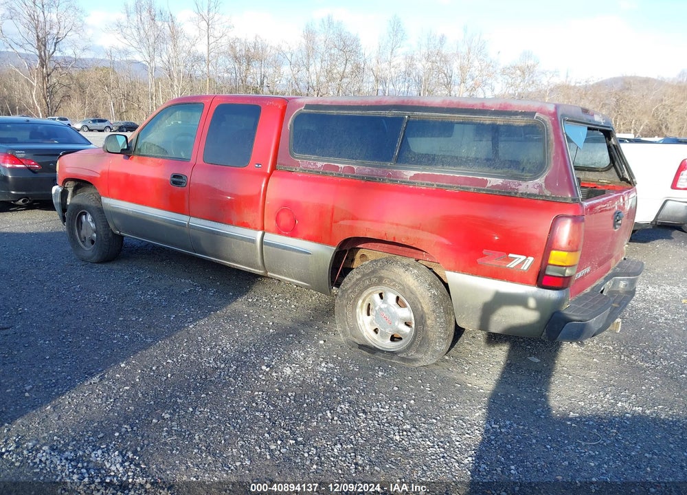 1999 GMC SIERRA 1500 SLE VIN: 2GTEK19T2X1554416