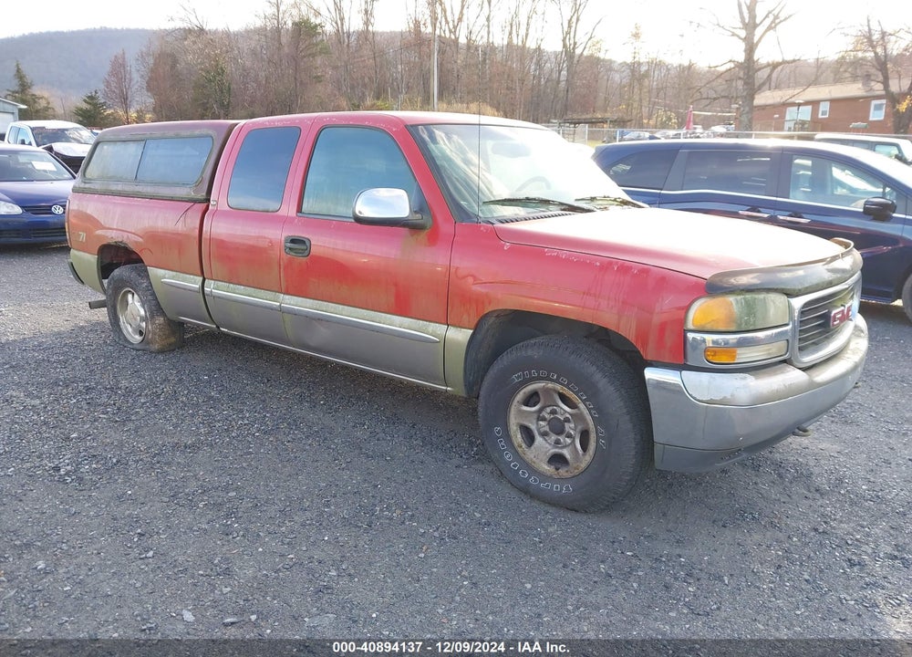 1999 GMC SIERRA 1500 SLE VIN: 2GTEK19T2X1554416