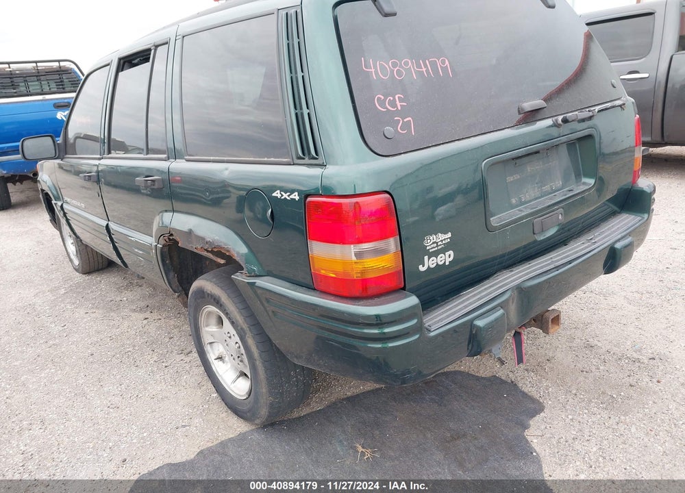 1998 JEEP GRAND CHEROKEE LAREDO VIN: 1J4GZ48S8WC210610
