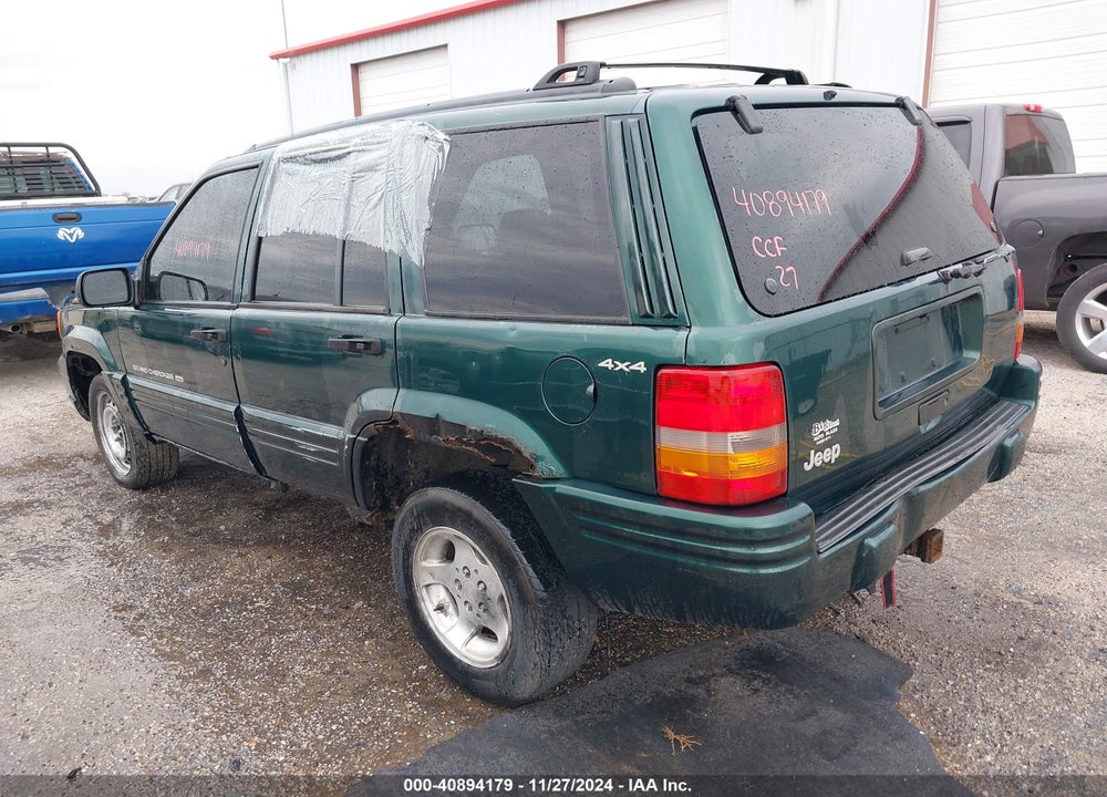 1998 JEEP GRAND CHEROKEE LAREDO VIN: 1J4GZ48S8WC210610