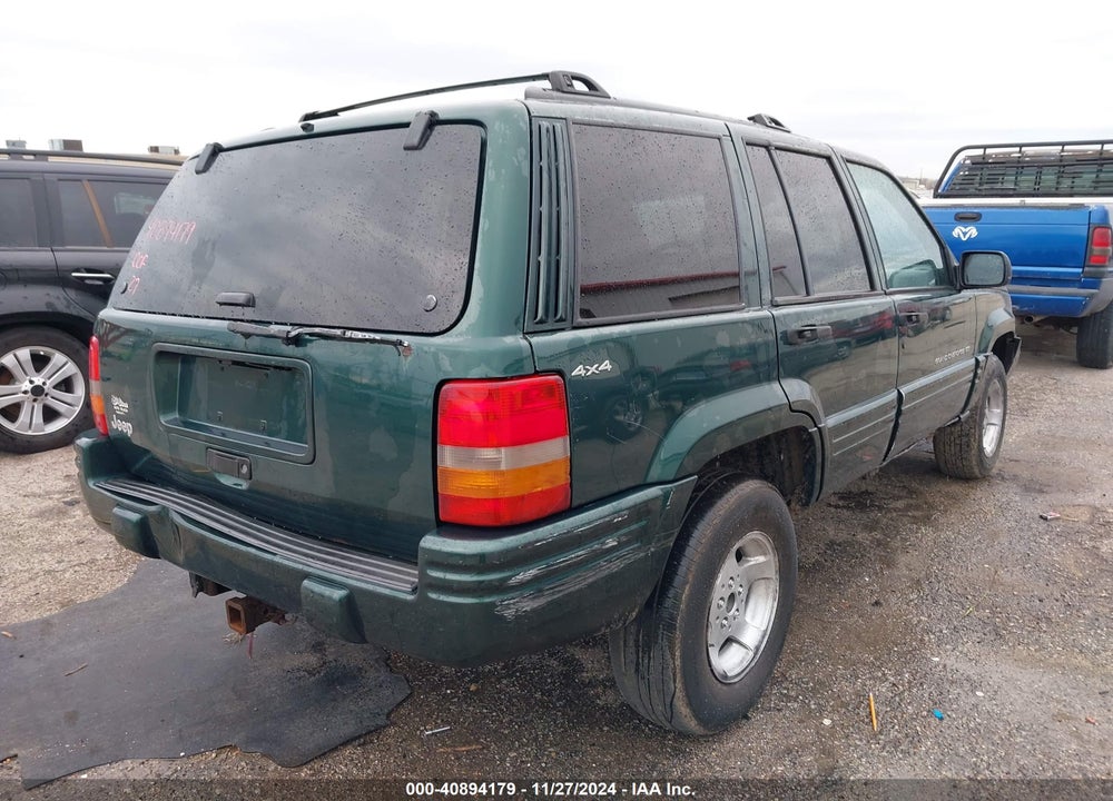 1998 JEEP GRAND CHEROKEE LAREDO VIN: 1J4GZ48S8WC210610