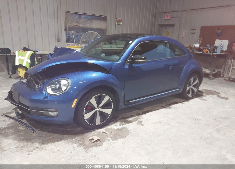 2012 VOLKSWAGEN BEETLE 2.0T TURBO VIN: 3VWVA7AT8CM645451