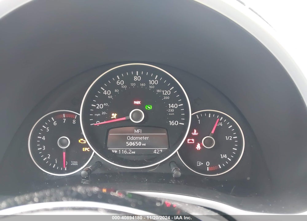 2012 VOLKSWAGEN BEETLE 2.0T TURBO VIN: 3VWVA7AT8CM645451