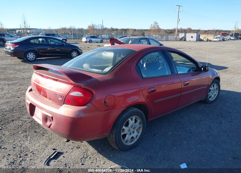 2003 DODGE NEON SXT VIN: 1B3ES56C93D254061