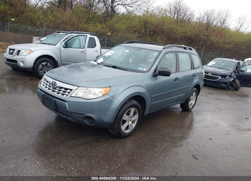 2011 SUBARU FORESTER 2.5X VIN: JF2SHABC2BH741531