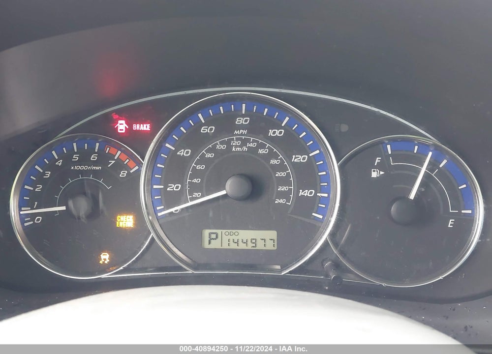 2011 SUBARU FORESTER 2.5X VIN: JF2SHABC2BH741531