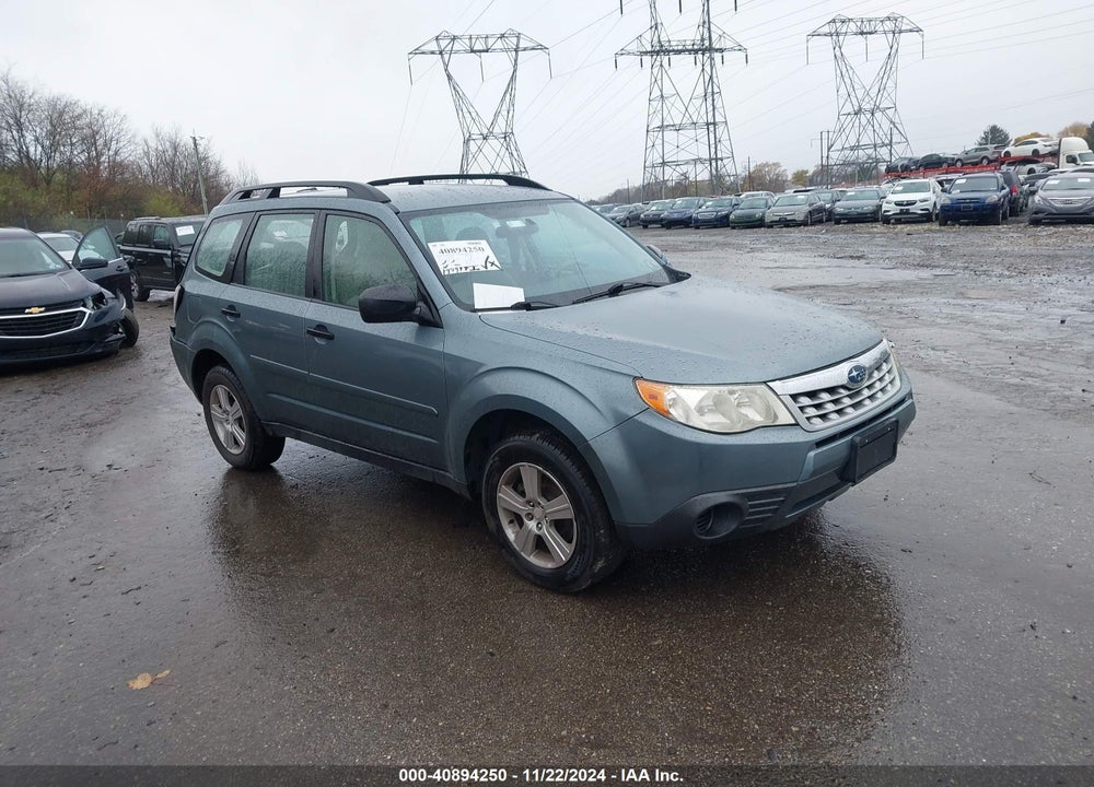 2011 SUBARU FORESTER 2.5X VIN: JF2SHABC2BH741531