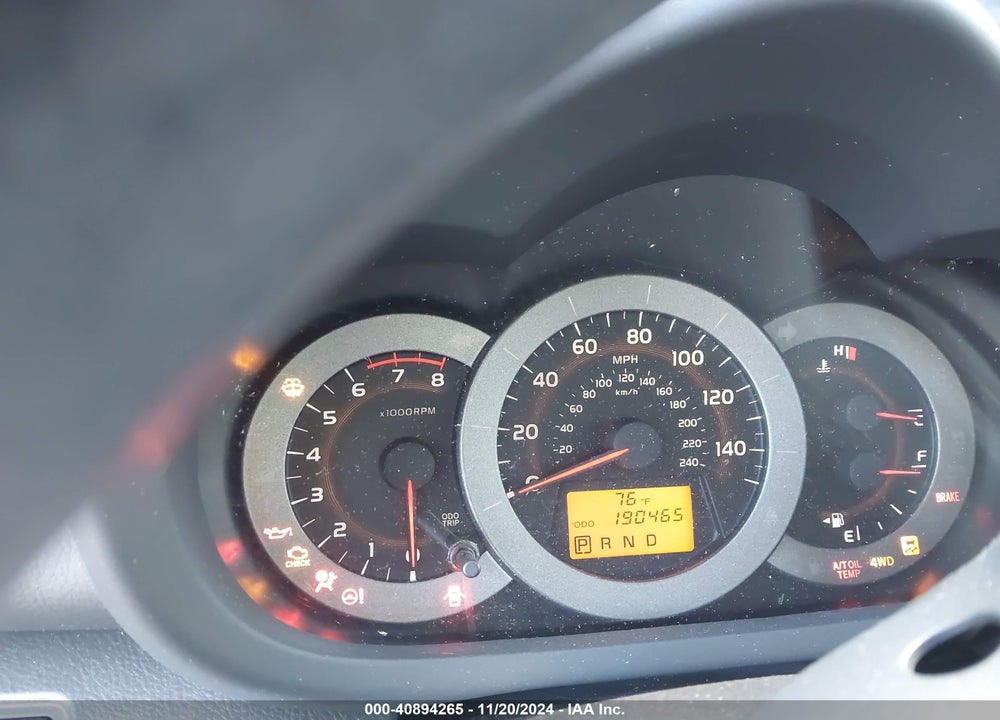 2011 TOYOTA RAV4 SPORT VIN: JTMRK4DV1B5102847