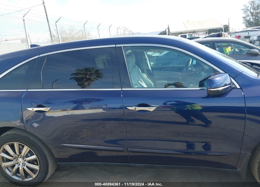 2014 ACURA MDX TECHNOLOGY PACKAGE VIN: 5FRYD4H44EB033774