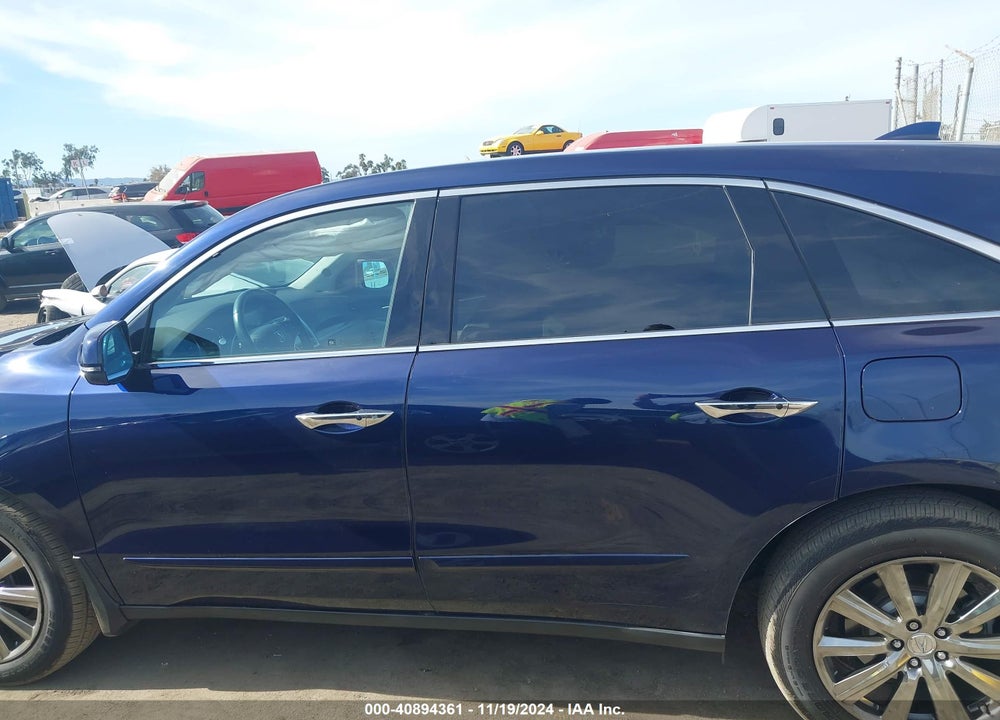 2014 ACURA MDX TECHNOLOGY PACKAGE VIN: 5FRYD4H44EB033774