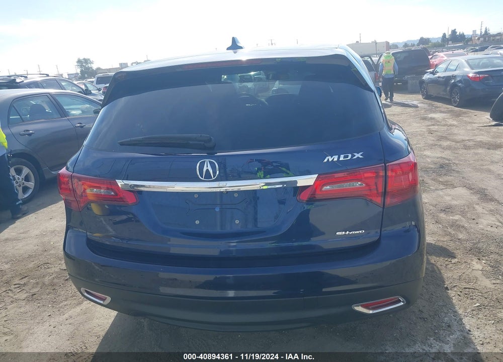 2014 ACURA MDX TECHNOLOGY PACKAGE VIN: 5FRYD4H44EB033774