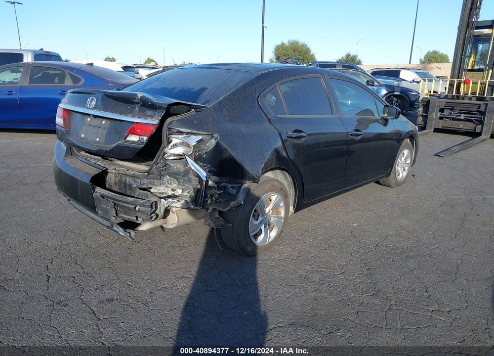 2014 HONDA CIVIC LX VIN: 19XFB2F53EE219178