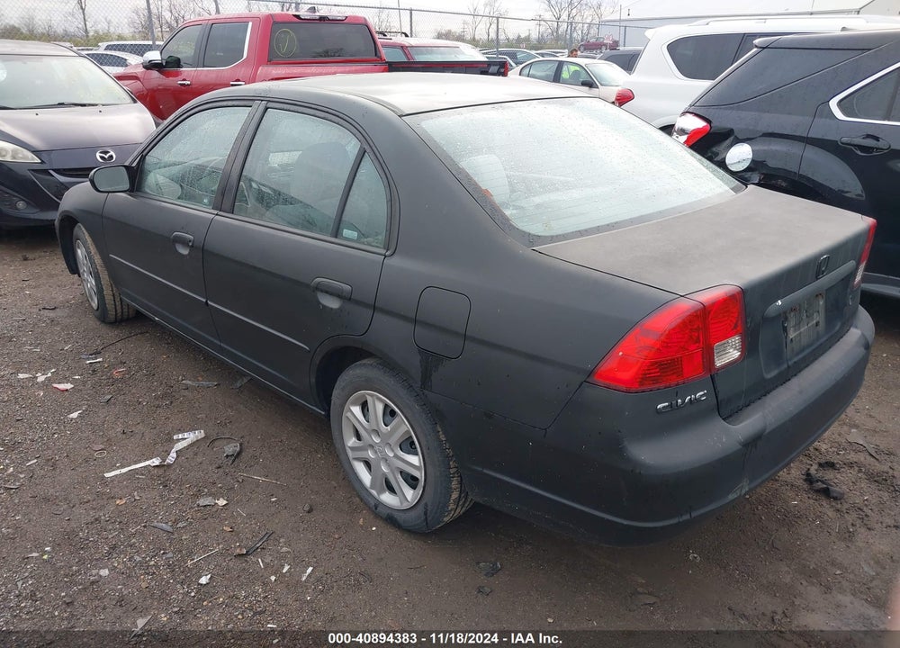 2003 HONDA CIVIC EX VIN: 1HGES25753L034375