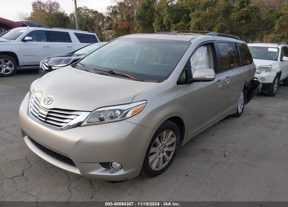 2017 TOYOTA SIENNA LIMITED PREMIUM 7 PASSENGER VIN: 5TDYZ3DC6HS768749