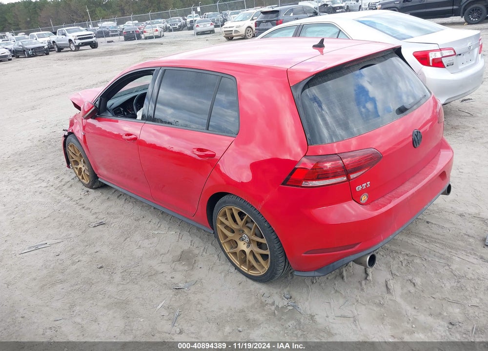 2018 VOLKSWAGEN GOLF GTI 2.0T AUTOBAHN/2.0T S/2.0T SE VIN: 3VW547AU0JM276114
