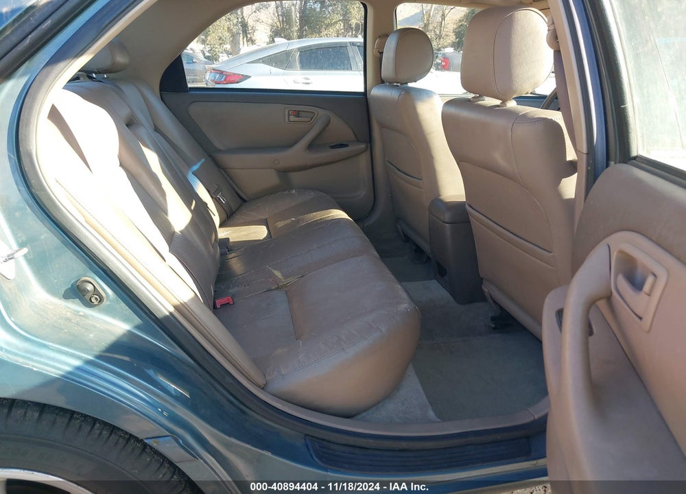 2000 TOYOTA CAMRY XLE V6 VIN: JT2BF28K9Y0271345