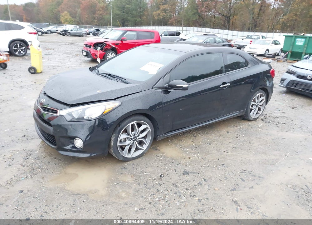 2016 KIA FORTE KOUP SX VIN: KNAFZ6A39G5576367