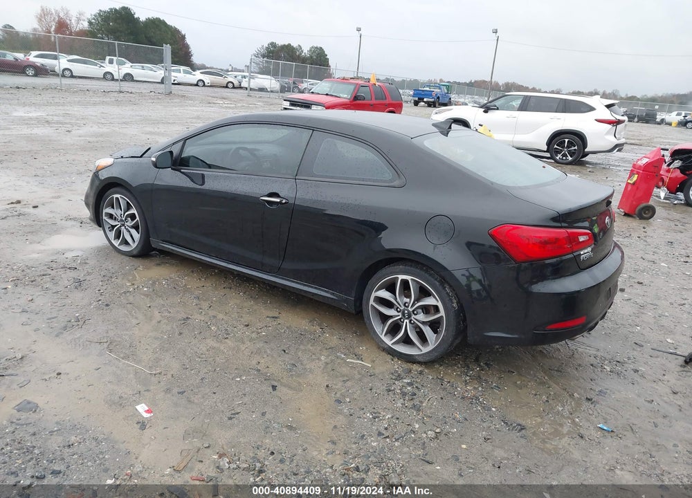 2016 KIA FORTE KOUP SX VIN: KNAFZ6A39G5576367
