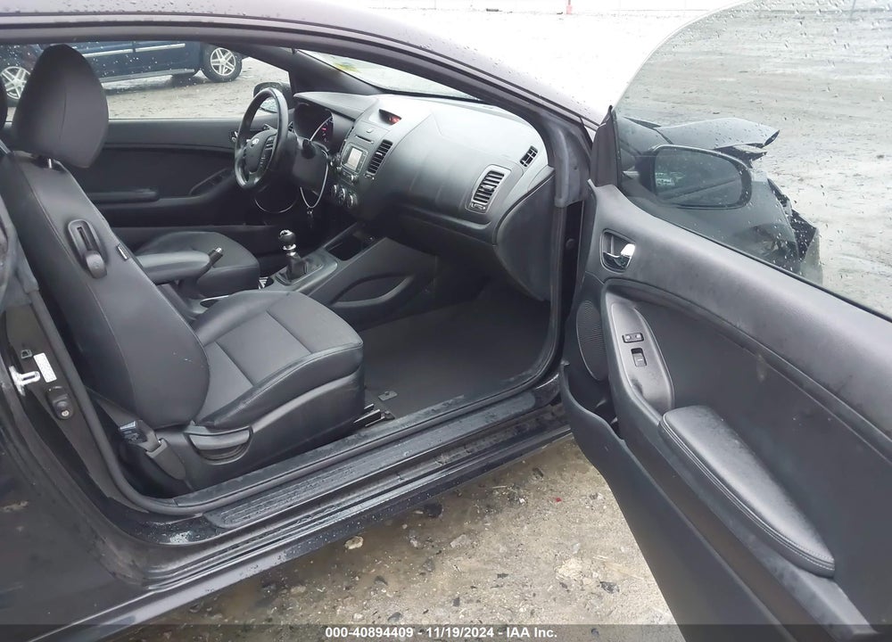 2016 KIA FORTE KOUP SX VIN: KNAFZ6A39G5576367