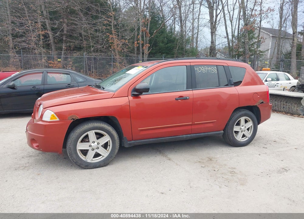 2008 JEEP COMPASS SPORT VIN: 1J8FF47W58D714522