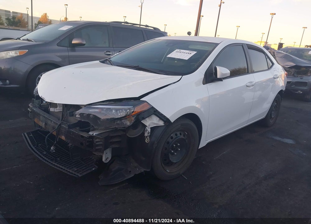 2019 TOYOTA COROLLA LE VIN: 5YFBURHE1KP925946