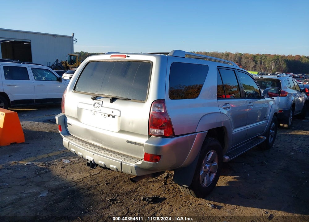 2003 TOYOTA 4RUNNER LIMITED V6 VIN: JTEZU17R830005646