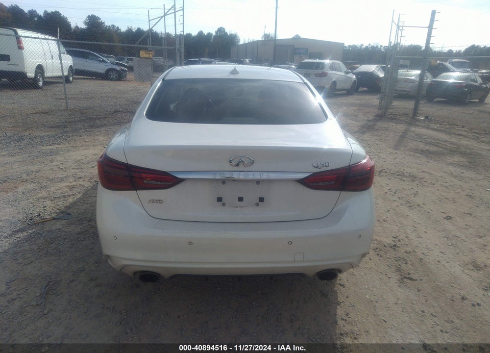 2020 INFINITI Q50 LUXE AWD VIN: JN1EV7AR5LM252369