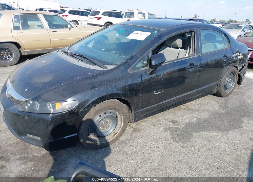2009 HONDA CIVIC LX VIN: 2HGFA16549H368417