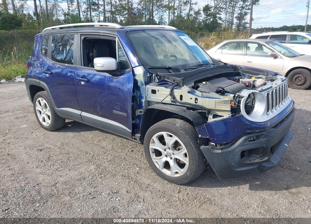2016 JEEP RENEGADE LIMITED VIN: ZACCJBDT2GPE13441