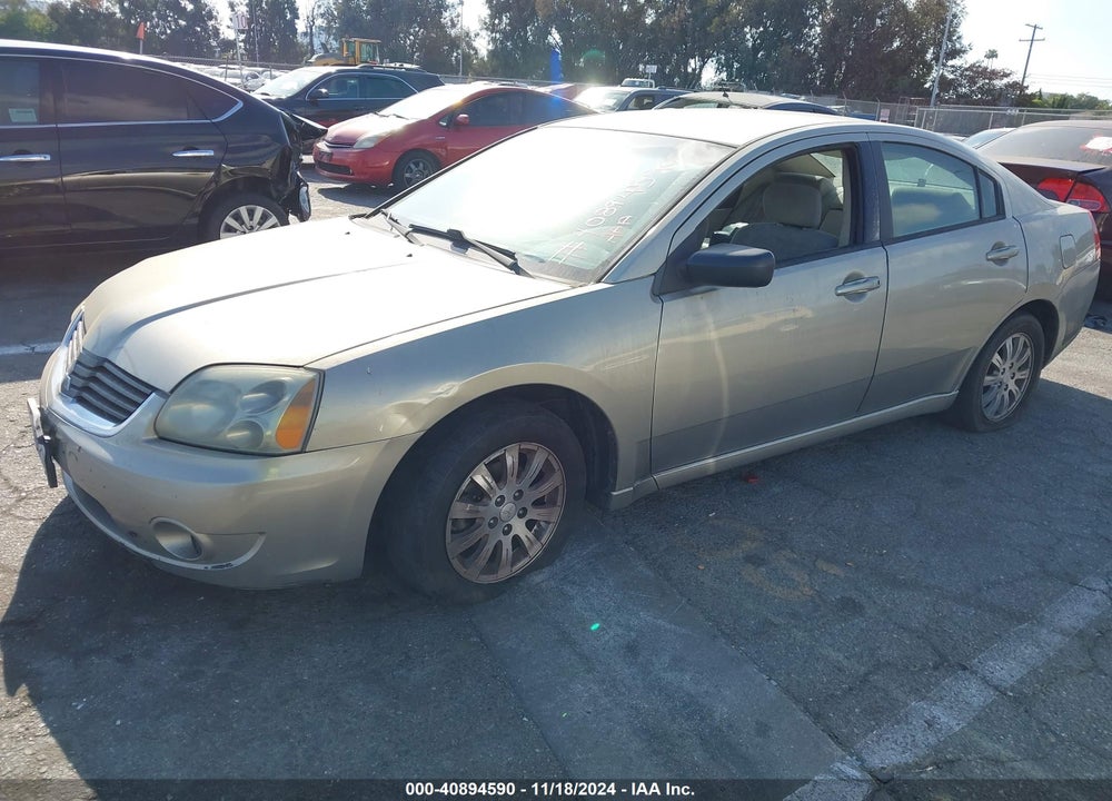 2008 MITSUBISHI GALANT ES VIN: 4A3AB36F48E013986