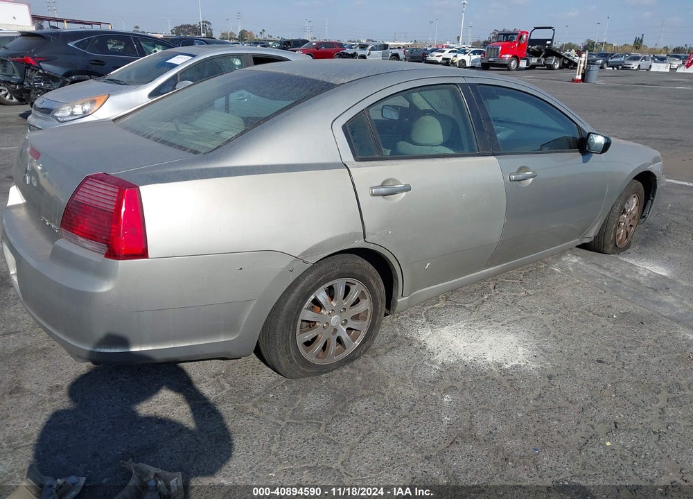 2008 MITSUBISHI GALANT ES VIN: 4A3AB36F48E013986