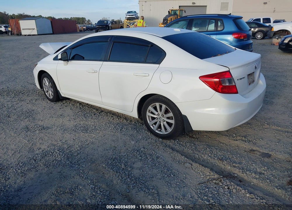 2012 HONDA CIVIC EX VIN: 2HGFB2F89CH539215