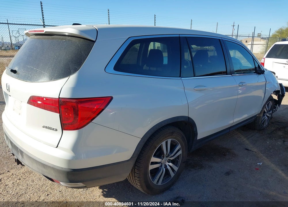 2016 HONDA PILOT EX-L VIN: 5FNYF6H75GB092630