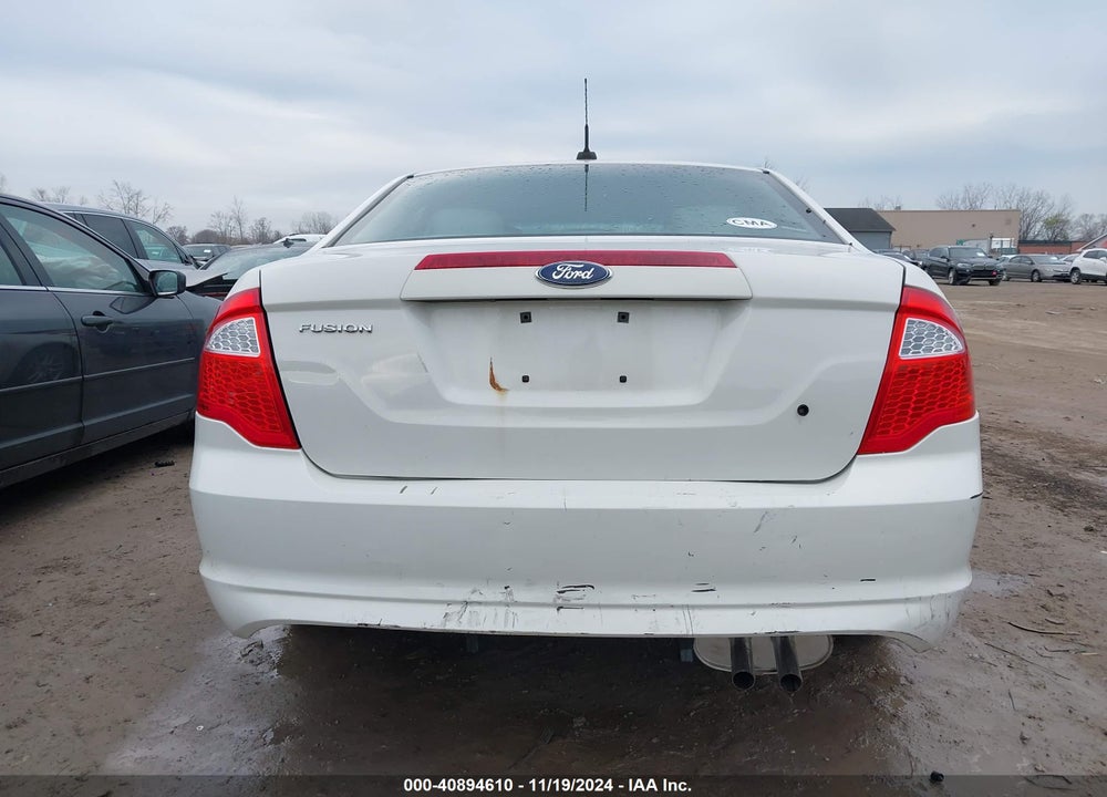 2012 FORD FUSION S VIN: 3FAHP0GA3CR104845