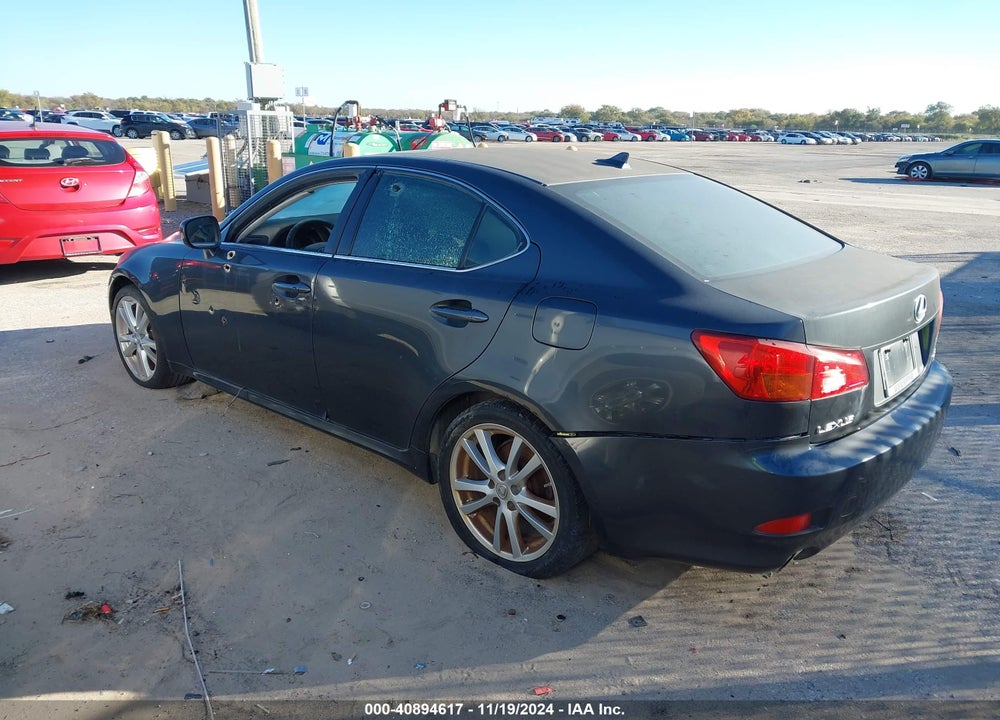 2007 LEXUS IS 250 VIN: JTHBK262X75050553