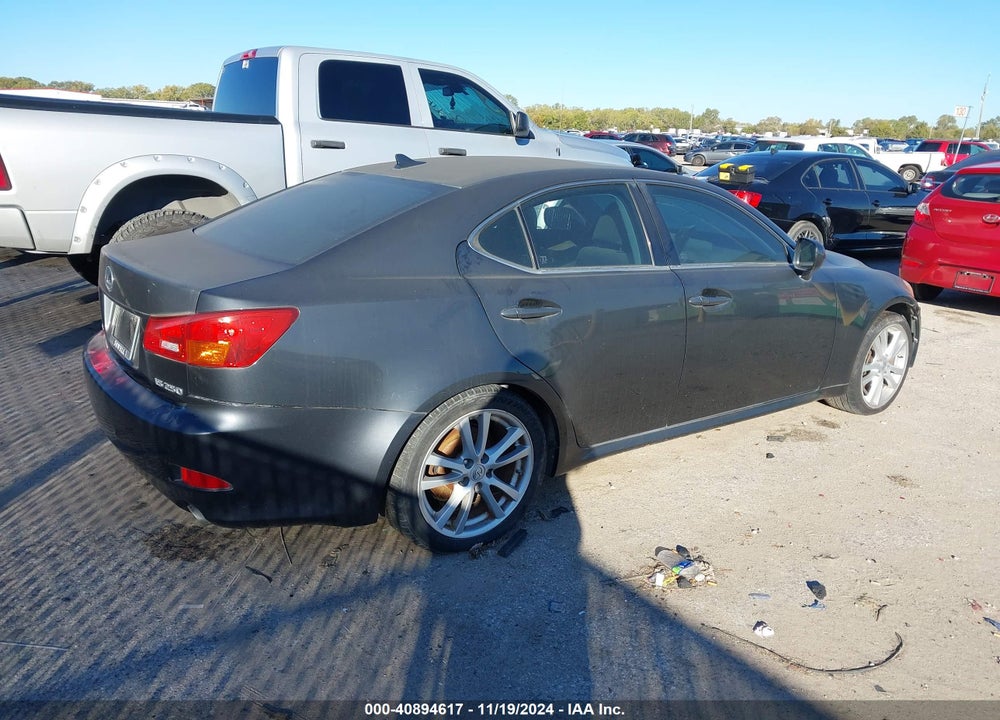 2007 LEXUS IS 250 VIN: JTHBK262X75050553