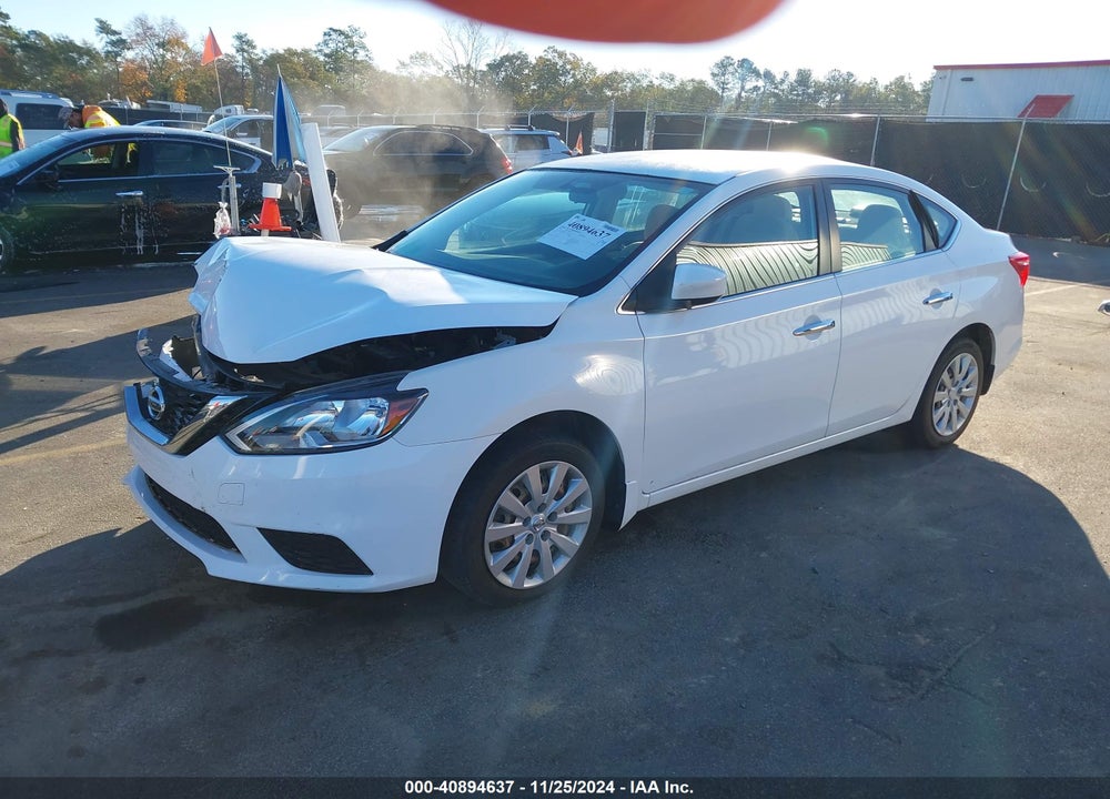 2016 NISSAN SENTRA S VIN: 3N1AB7AP9GY332623