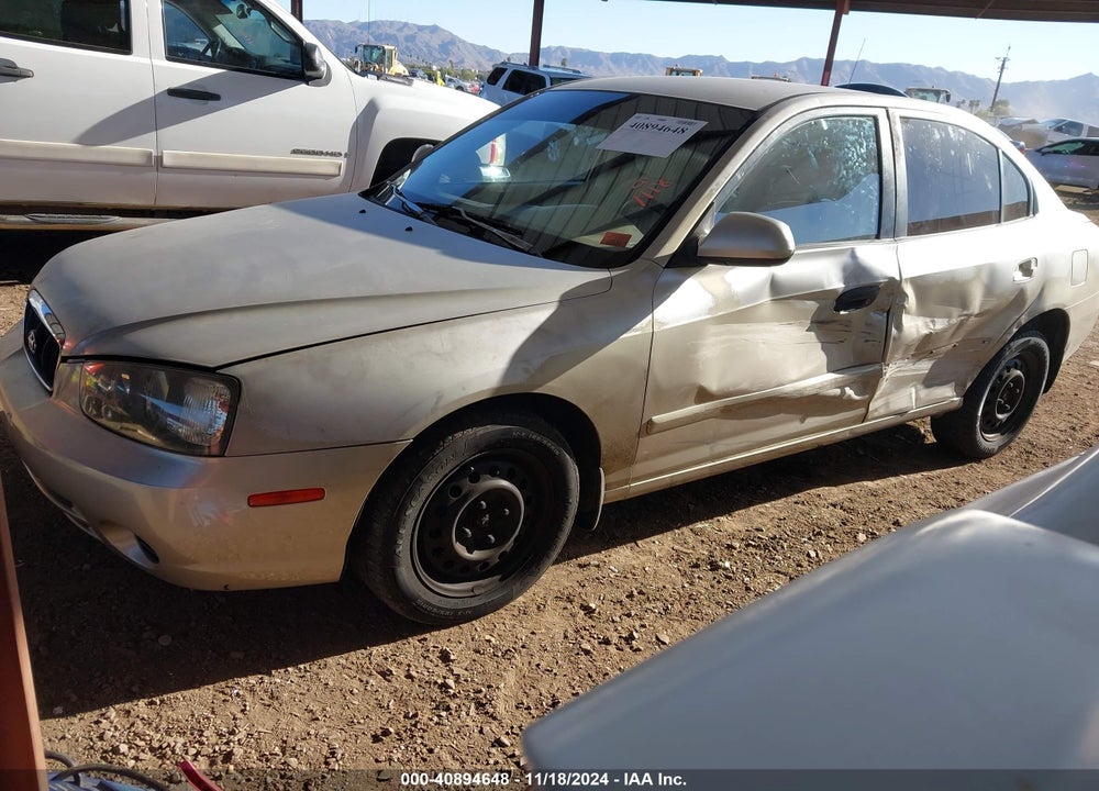 2002 HYUNDAI ELANTRA GLS VIN: KMHDN45D32U437987